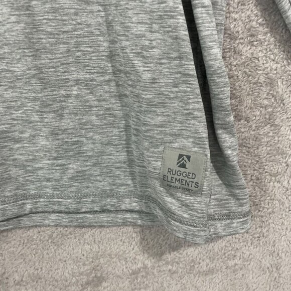 NWOT Rugged Elements Mens XL Gray Long Sleeve Crewneck Shirt Polyester/Spandex - Picture 6 of 7